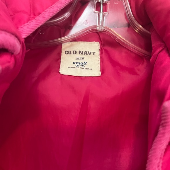 Old Navy Girls Hot Pink Spring Quilted Puffer Jacket size small - Picture 3 of 4